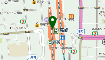 【傘シェアリング】 高崎線 高崎駅 (改札内)の地図画像