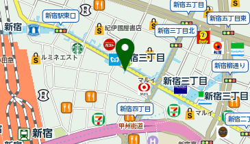 【傘シェアリング】 新宿マルイ 本館 B1階の地図画像