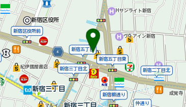 【傘シェアリング】 新宿マルイ メンの地図画像