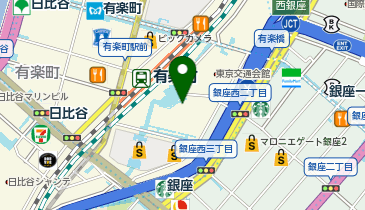 【傘シェアリング】 有楽町マルイ 正面 出入口付近の地図画像