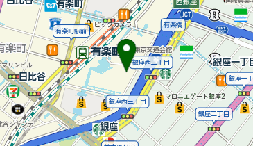 【傘シェアリング】 有楽町マルイ 銀座インズ側 出入口付近の地図画像