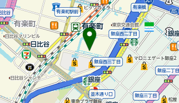 【傘シェアリング】 有楽町マルイ ルミネ側 出入口付近の地図画像