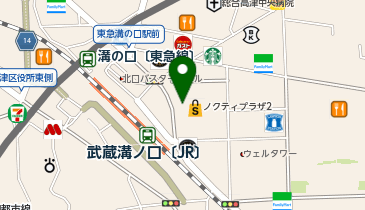 【傘シェアリング】 マルイファミリー溝口 2階の地図画像