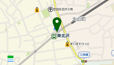 【傘シェアリング】 小田急小田原線 東北沢駅 東口の地図画像