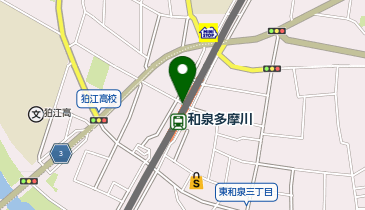 【傘シェアリング】 小田急小田原線 和泉多摩川駅 東口の地図画像