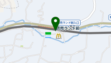 【傘シェアリング】 小田急小田原線 読売ランド前駅 南口の地図画像