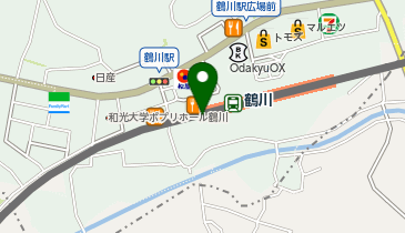 【傘シェアリング】 小田急小田原線 鶴川駅 南口の地図画像