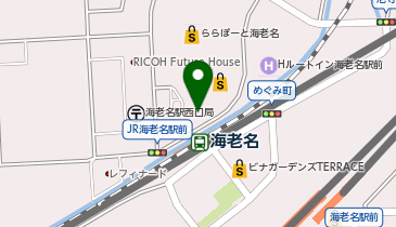 【傘シェアリング】 小田急小田原線 海老名駅 西口 (ららぽーと付近)の地図画像