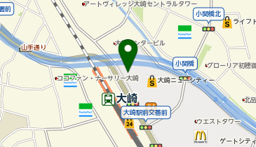 【傘シェアリング】 ローソン TOC大崎店の地図画像