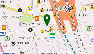 【傘シェアリング】 そごう 大宮店 2階の地図画像