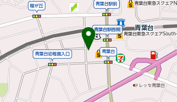 【傘シェアリング】 青葉台東急スクエア South-1 本館 西側 出入口の地図画像