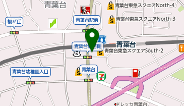 【傘シェアリング】 青葉台東急スクエア South-2の地図画像