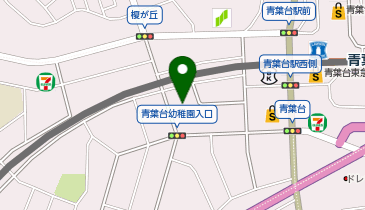 【傘シェアリング】 青葉台東急スクエア A駐車場の地図画像