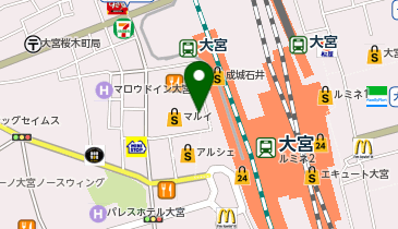 【傘シェアリング】 大宮マルイの地図画像