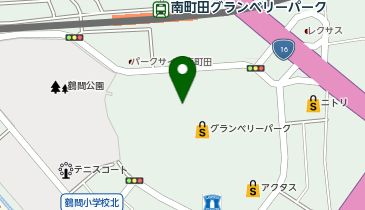 【傘シェアリング】 グランベリーパーク シネマ棟 出入口の地図画像