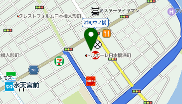 【傘シェアリング】 トルナーレ日本橋浜町の地図画像