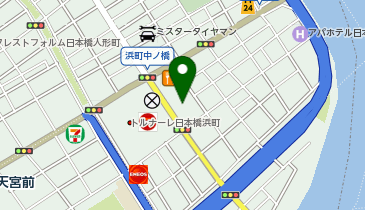 【傘シェアリング】 日本橋浜町Fタワーの地図画像