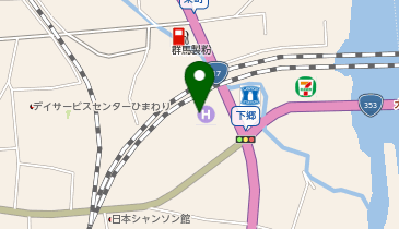 [EV]ホテルルートイン渋川の地図画像
