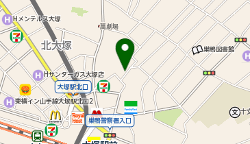 [EV]クレアスパークコンシェリア大塚 HILLSIDE SQUAREの地図画像