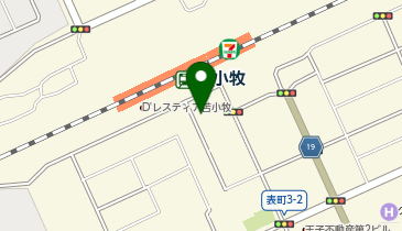 [EV]ホテルルートイン苫小牧駅前の地図画像