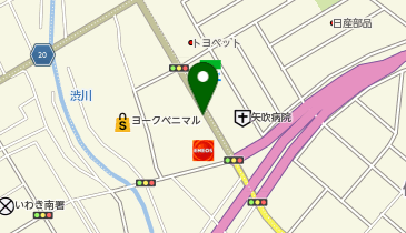 [EV]福島日産自動車 いわき植田店の地図画像