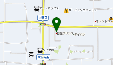 [EV]日産プリンス奈良 奈良店の地図画像