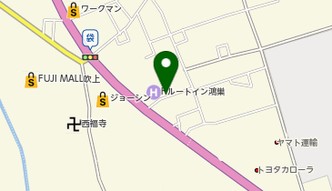 [EV]ホテルルートイン鴻巣の地図画像