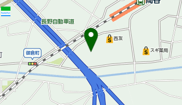 [EV]ニューアサヒ岡谷天竜店の地図画像