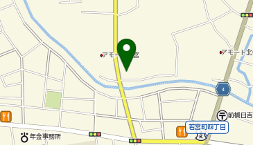 [EV]D&prime;STATION前橋若宮店の地図画像