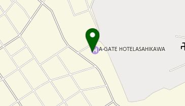 [EV]A-GATE HOTEL旭川の地図画像