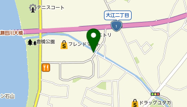 [EV]フレンドマート 瀬田川の地図画像