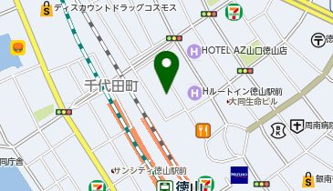 [EV]ホテルルートイン徳山駅前の地図画像