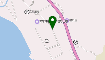 [EV]しこつ湖 鶴雅リゾートスパ水の謌の地図画像