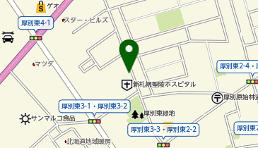 [EV]医療法人社団翔嶺館 新札幌聖陵ホスピタルの地図画像