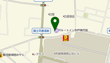 [EV]ホテルルートイン水戸県庁前の地図画像