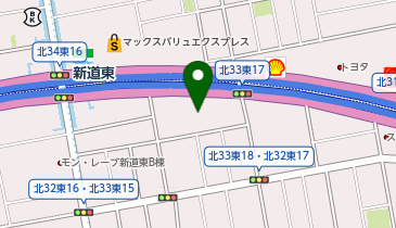 [EV]紳士服の山下 新道東店の地図画像