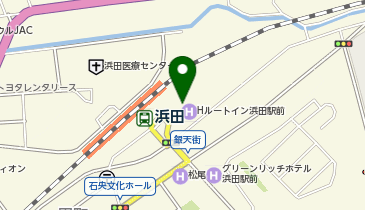 [EV]ホテルルートイン浜田駅前の地図画像