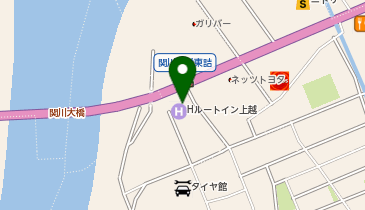 [EV]ホテルルートイン上越の地図画像