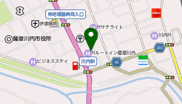 [EV]ホテルルートイン薩摩川内の地図画像