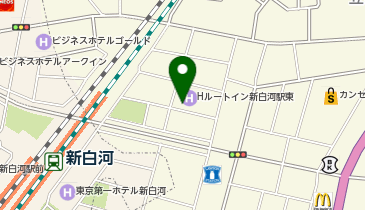 [EV]ホテルルートイン新白河駅東の地図画像