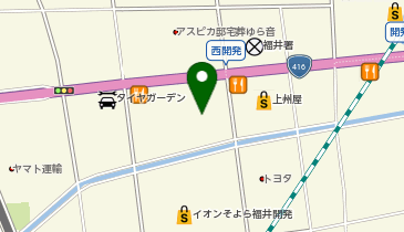 [EV]海座福井開発店の地図画像