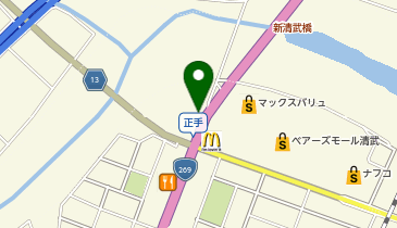[EV]モナコパレス清武店の地図画像