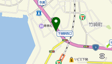 [EV]ホテルウィングインターナショナル下関の地図画像