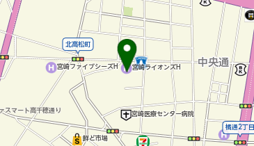 [EV]宮崎ライオンズホテルの地図画像