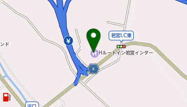 [EV]ホテルルートイン若宮インターの地図画像