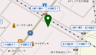 [EV]マルハン琴似店の地図画像