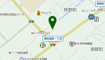 [EV]【休止中】湯田温泉 防長苑の地図画像