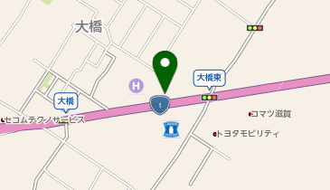 [EV]ホテルルートイン草津栗東-栗東インター国道1号-の地図画像