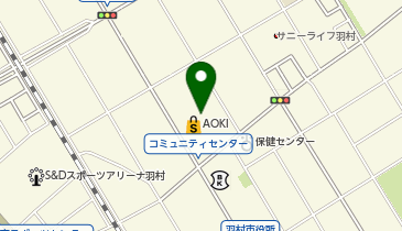 [EV]AOKI羽村店の地図画像