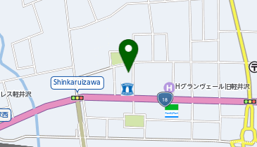 [EV]ホテルロッソ軽井沢の地図画像